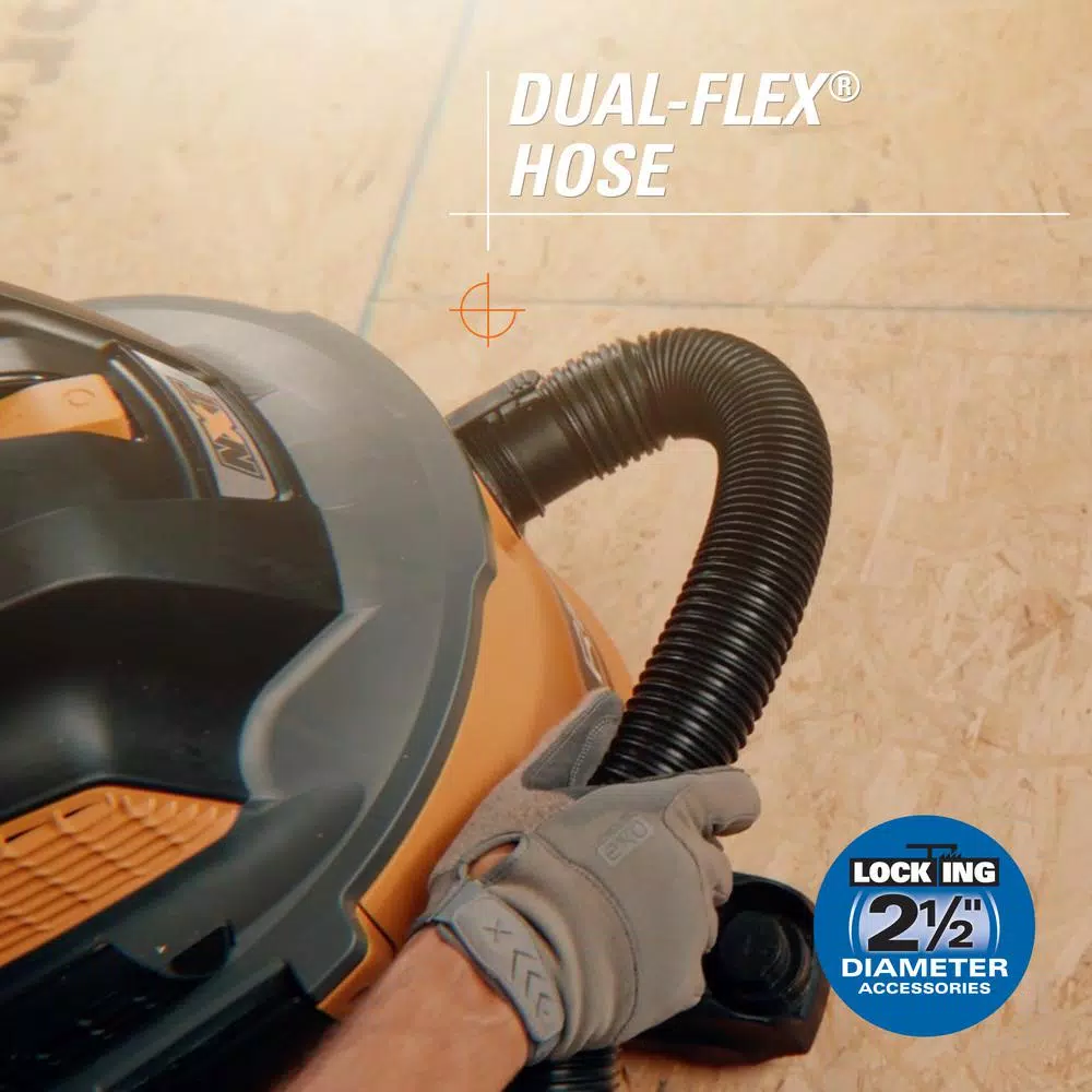 Wet & Dry Vacuums RIDGID 12 Gal. 5.0-Peak HP NXT Wet/Dry Shop Vacuum With Filter, Hose, Accessories And Additional 20 Ft. Tug-A-Long Hose - Image 11