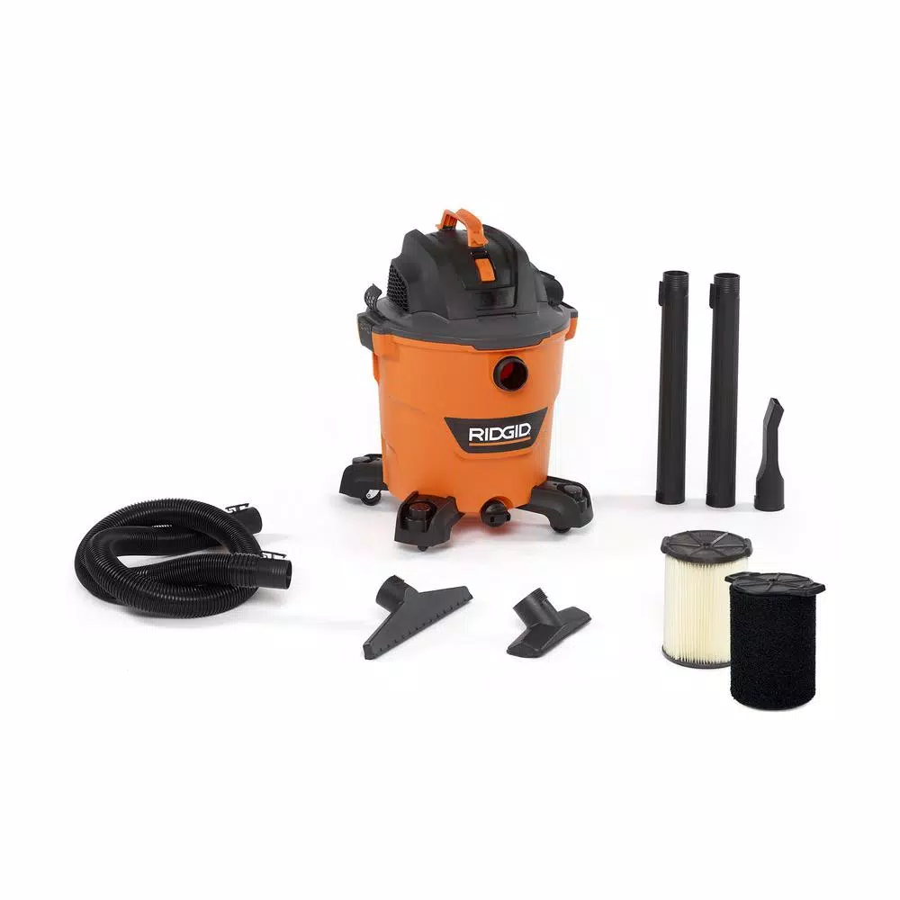 Wet & Dry Vacuums RIDGID 12 Gal. 5.0-Peak HP NXT Wet/Dry Shop Vacuum With Filter, Hose, Accessories And Wet Application Filter 3 Wet & Dry Vacuums RIDGID 12 Gal. 5.0-Peak HP NXT Wet/Dry Shop Vacuum With Filter, Hose, Accessories And Wet Application Filter