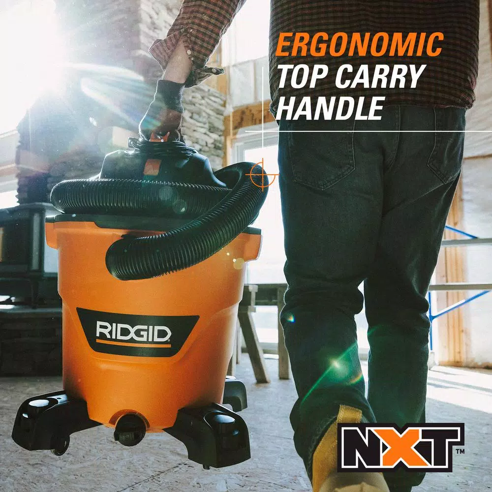 Wet & Dry Vacuums RIDGID 12 Gal. 5.0-Peak HP NXT Wet/Dry Shop Vacuum With Filter, Hose, Accessories And Wet Application Filter 14 Wet & Dry Vacuums RIDGID 12 Gal. 5.0-Peak HP NXT Wet/Dry Shop Vacuum With Filter, Hose, Accessories And Wet Application Filter - Image 12
