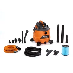 Wet & Dry Vacuums RIDGID 14 Gal. 6.0-Peak HP NXT Wet/Dry Shop Vacuum With Fine Dust Filter, Hose, Accessories And Premium Car Cleaning Kit