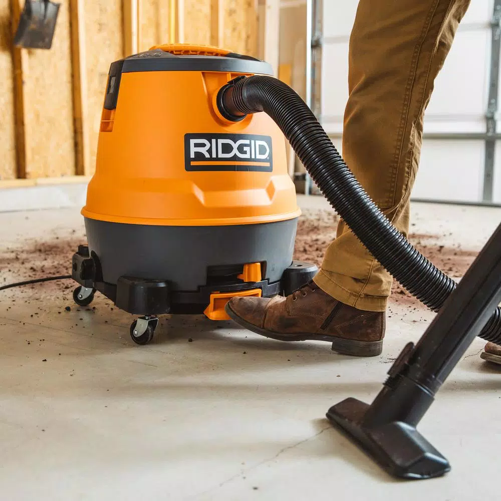 Wet & Dry Vacuums RIDGID 12 Gal. 6.5-Peak HP Motor-On-Bottom Wet/Dry Shop Vacuum With Fine Dust Filter, Hose And Accessories 13 Wet & Dry Vacuums RIDGID 12 Gal. 6.5-Peak HP Motor-On-Bottom Wet/Dry Shop Vacuum With Fine Dust Filter, Hose And Accessories - Image 11