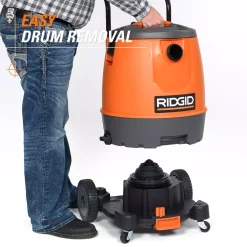 Wet & Dry Vacuums RIDGID 16 Gal. 6.5-Peak HP Motor-On-Bottom Wet/Dry Shop Vacuum With Fine Dust Filter, Hose And Accessories 23 Wet & Dry Vacuums RIDGID 16 Gal. 6.5-Peak HP Motor-On-Bottom Wet/Dry Shop Vacuum With Fine Dust Filter, Hose And Accessories -Dewalt Shop oranges peaches ridgid wet dry vacuums mob1600 4f 1000