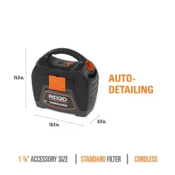 Wet & Dry Vacuums RIDGID 3 Gal. 18-Volt Cordless Handheld Wet/Dry Shop Vacuum (Tool Only) With Filter, Expandable Hose And Accessories 19 Wet & Dry Vacuums RIDGID 3 Gal. 18-Volt Cordless Handheld Wet/Dry Shop Vacuum (Tool Only) With Filter, Expandable Hose And Accessories -Dewalt Shop oranges peaches ridgid wet dry vacuums wd0319 1d 1000