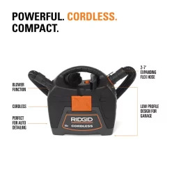 Wet & Dry Vacuums RIDGID 3 Gal. 18-Volt Cordless Handheld Wet/Dry Shop Vacuum (Tool Only) With Filter, Expandable Hose And Accessories 17 Wet & Dry Vacuums RIDGID 3 Gal. 18-Volt Cordless Handheld Wet/Dry Shop Vacuum (Tool Only) With Filter, Expandable Hose And Accessories -Dewalt Shop oranges peaches ridgid wet dry vacuums wd0319 40 1000
