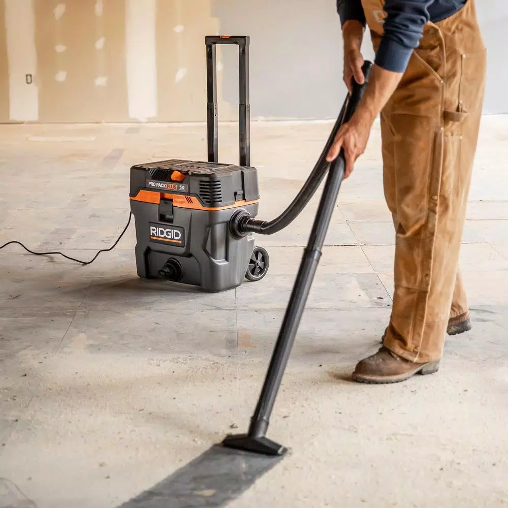 Wet & Dry Vacuums RIDGID 10 Gal. 5.0-Peak HP ProPack Plus Wet/Dry Shop Vacuum With Filter, Expandable Hose And Accessories 12 Wet & Dry Vacuums RIDGID 10 Gal. 5.0-Peak HP ProPack Plus Wet/Dry Shop Vacuum With Filter, Expandable Hose And Accessories - Image 10