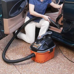 Wet & Dry Vacuums RIDGID 4 Gal. 5.0-Peak HP Portable Wet/Dry Shop Vacuum With Filter, Dust Bag, Locking Hose And Car Nozzle -Dewalt Shop oranges peaches ridgid wet dry vacuums wd4051 fa 1000