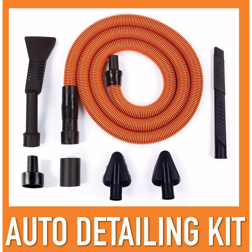 Wet & Dry Vacuums RIDGID 4 Gal. 5.0-Peak HP Portable Wet/Dry Shop Vacuum With Filter, Hose, Accessories And Premium Car Cleaning Kit - Image 7