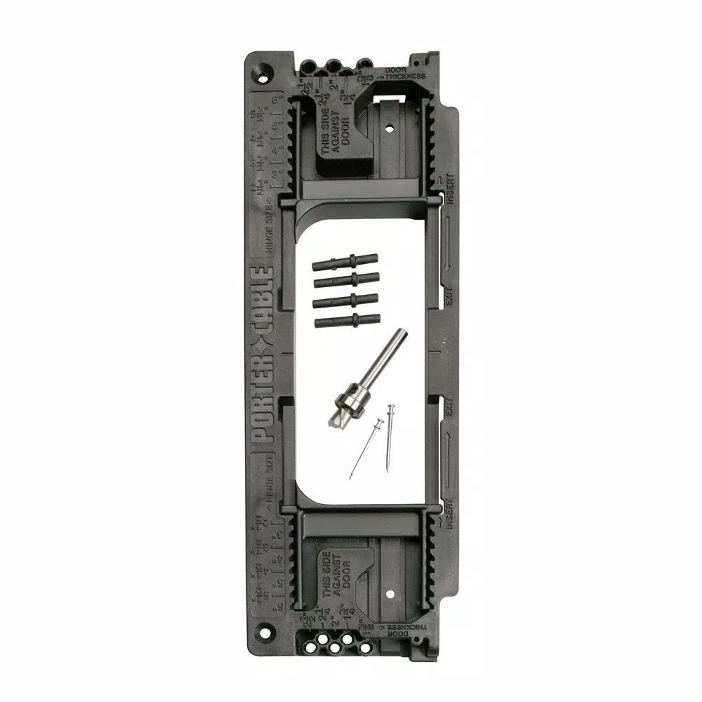 Woodworking Tool Accessories Porter-Cable 2-1/2 In. X 6 In. Single Hinge Template 3 Woodworking Tool Accessories Porter-Cable 2-1/2 In. X 6 In. Single Hinge Template