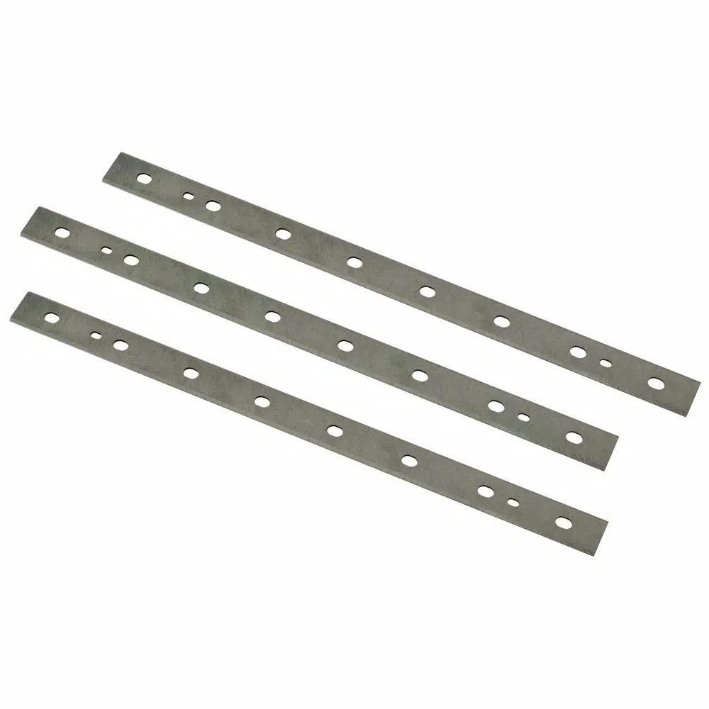Woodworking Tool Accessories POWERTEC 12-1/2 In. High-Speed Steel Planer Knives For DEWALT DW734 (Set Of 3) 3 Woodworking Tool Accessories POWERTEC 12-1/2 In. High-Speed Steel Planer Knives For DEWALT DW734 (Set Of 3)