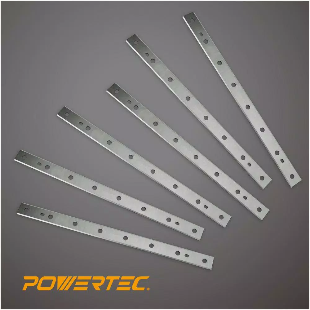 Woodworking Tool Accessories POWERTEC 12-1/2 In. High-Speed Steel Planer Knives Dual Sided Replacement Planer Blades For DW7342 (6-Pack) 6 Woodworking Tool Accessories POWERTEC 12-1/2 In. High-Speed Steel Planer Knives Dual Sided Replacement Planer Blades For DW7342 (6-Pack) - Image 4