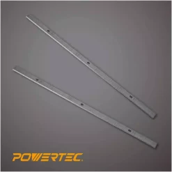 Woodworking Tool Accessories POWERTEC 12 In. X 15/32 In. X 1/16 In. High-Speed Steel Planer Knives (Set Of 2) 9 Woodworking Tool Accessories POWERTEC 12 In. X 15/32 In. X 1/16 In. High-Speed Steel Planer Knives (Set Of 2) -Dewalt Shop powertec planer blades 128040 1f 1000
