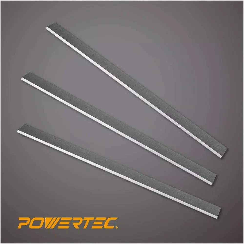 Woodworking Tool Accessories POWERTEC 15 In. High-Speed Steel Planer Knives For Delta DC-380 (Set Of 3) - Image 4