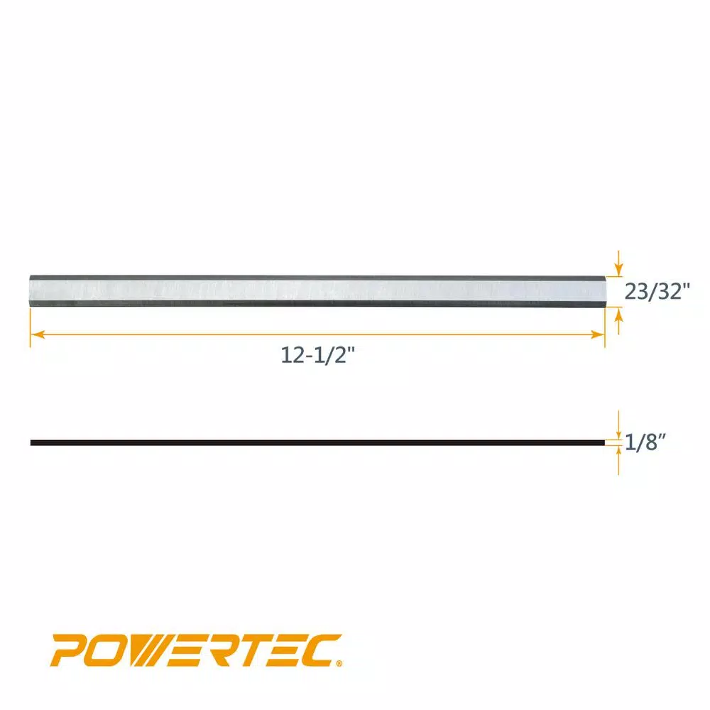 Woodworking Tool Accessories POWERTEC 12-1/2 In. High-Speed Steel Planer Knives For Craftsman 233780 (Set Of 2) 5 Woodworking Tool Accessories POWERTEC 12-1/2 In. High-Speed Steel Planer Knives For Craftsman 233780 (Set Of 2) - Image 3