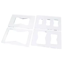 Woodworking Tool Accessories POWERTEC Butterfly Inlay Template (4-Piece)