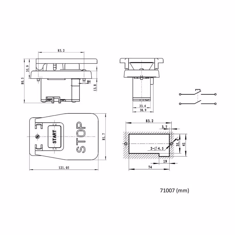 Specialty Power Tool Accessories POWERTEC 110/220-Volt Paddle Switch 5 Specialty Power Tool Accessories POWERTEC 110/220-Volt Paddle Switch - Image 3