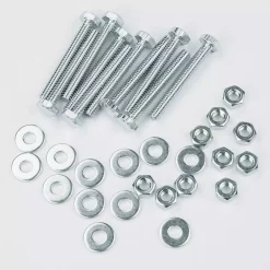 Specialty Power Tool Accessories POWERTEC 1/4 In. 20 X 2 In. Hardware Kit (10-Pack)