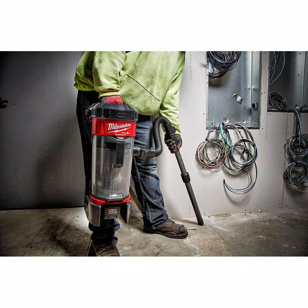 Wet & Dry Vacuums Milwaukee M18 Fuel 18-Volt Lithium-Ion Brushless Cordless 1 Gal. 3-in-1 Backpack Vacuum Kit And One 8.0 Ah Battery And Accessories - Image 14