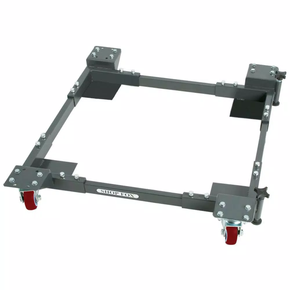 Specialty Power Tool Accessories Shop Fox Adjustable Mobile Base – Heavy-Duty 5 Specialty Power Tool Accessories Shop Fox Adjustable Mobile Base – Heavy-Duty - Image 4