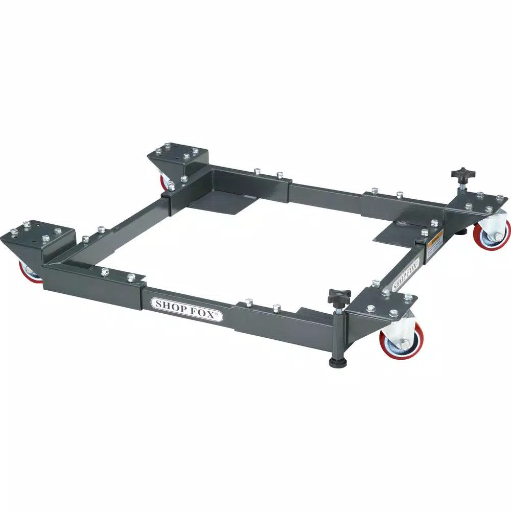 Specialty Power Tool Accessories Shop Fox Adjustable Mobile Base – Heavy-Duty 2 Specialty Power Tool Accessories Shop Fox Adjustable Mobile Base – Heavy-Duty