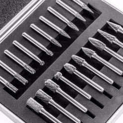 Rotary Tool Accessories Stark 20-Piece Double Cut Carbide Rotary Burr Set Bits Tree Flame Cone Ball Oval Tapered 9 Rotary Tool Accessories Stark 20-Piece Double Cut Carbide Rotary Burr Set Bits Tree Flame Cone Ball Oval Tapered -Dewalt Shop stark rotary tool attachments 31952 4f 1000