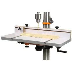 Woodworking Tool Accessories WEN 24 In. X 12 In. Drill Press Table With An Adjustable Fence And Stop Block