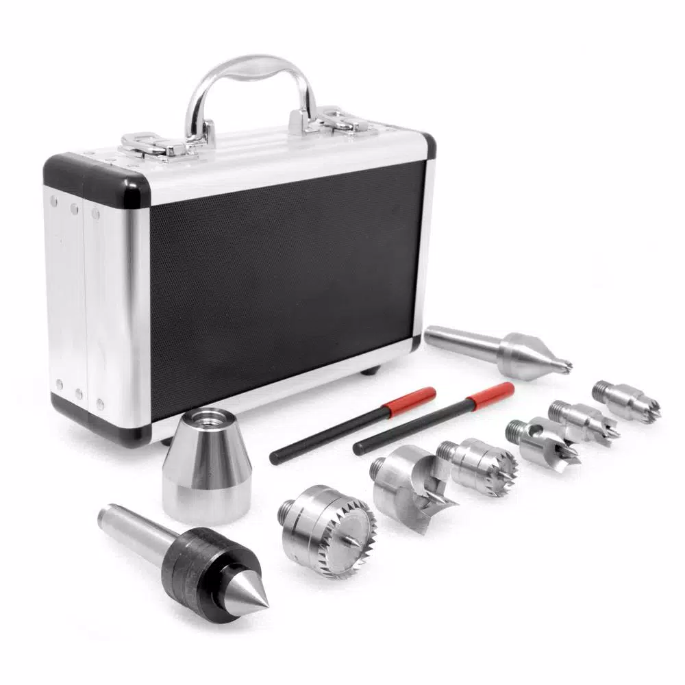 Woodworking Tool Accessories WEN MT2 Wood Lathe Drive And Live Center Kit With Aluminum Case (9-Piece) 3 Woodworking Tool Accessories WEN MT2 Wood Lathe Drive And Live Center Kit With Aluminum Case (9-Piece)