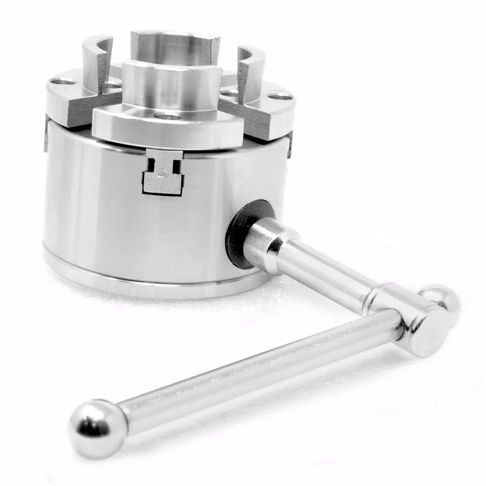 Woodworking Tool Accessories WEN 2.75 In. 4-Jaw Self-Centering Keyed Lathe Chuck Set With 1 In. X 8TPI Thread 6 Woodworking Tool Accessories WEN 2.75 In. 4-Jaw Self-Centering Keyed Lathe Chuck Set With 1 In. X 8TPI Thread - Image 4