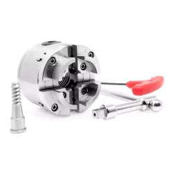 Woodworking Tool Accessories WEN 2.75 In. 4-Jaw Self-Centering Keyed Lathe Chuck Set With 1 In. X 8TPI Thread