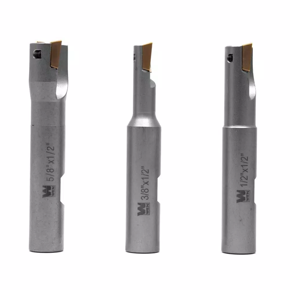 Woodworking Tool Accessories WEN 90-Degree Square Shoulder Indexable Carbide End Mill Set With Aluminum Storage Case (3-Piece) 4 Woodworking Tool Accessories WEN 90-Degree Square Shoulder Indexable Carbide End Mill Set With Aluminum Storage Case (3-Piece) - Image 2