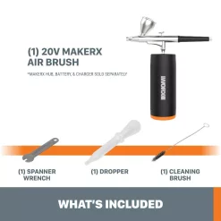 Rotary Tool Accessories Worx MakerX 20-Volt Air Brush Rotary Tool Attachment (Tool Only) 16 Rotary Tool Accessories Worx MakerX 20-Volt Air Brush Rotary Tool Attachment (Tool Only) -Dewalt Shop worx rotary tool attachments wx742l 9 4f 1000