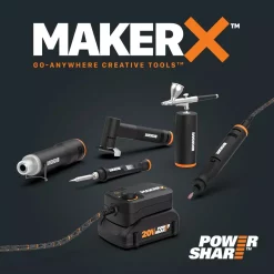 Rotary Tool Accessories Worx MakerX 20-Volt Air Brush Rotary Tool Attachment (Tool Only) 15 Rotary Tool Accessories Worx MakerX 20-Volt Air Brush Rotary Tool Attachment (Tool Only) -Dewalt Shop worx rotary tool attachments wx742l 9 c3 1000