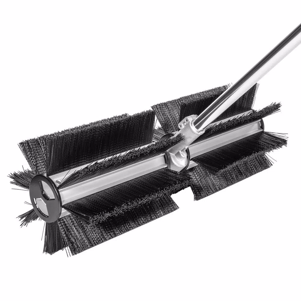Specialty Power Tool Accessories XtremepowerUS 43 Cc 24 In. Portable Gas Power Brush Snow Sweeper - Image 2