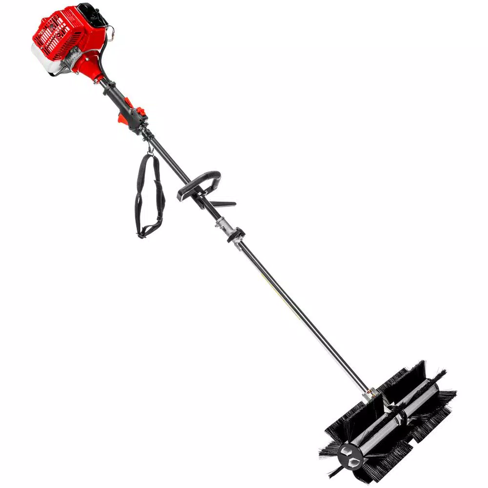 Specialty Power Tool Accessories XtremepowerUS 43 Cc 24 In. Portable Gas Power Brush Snow Sweeper - Image 3