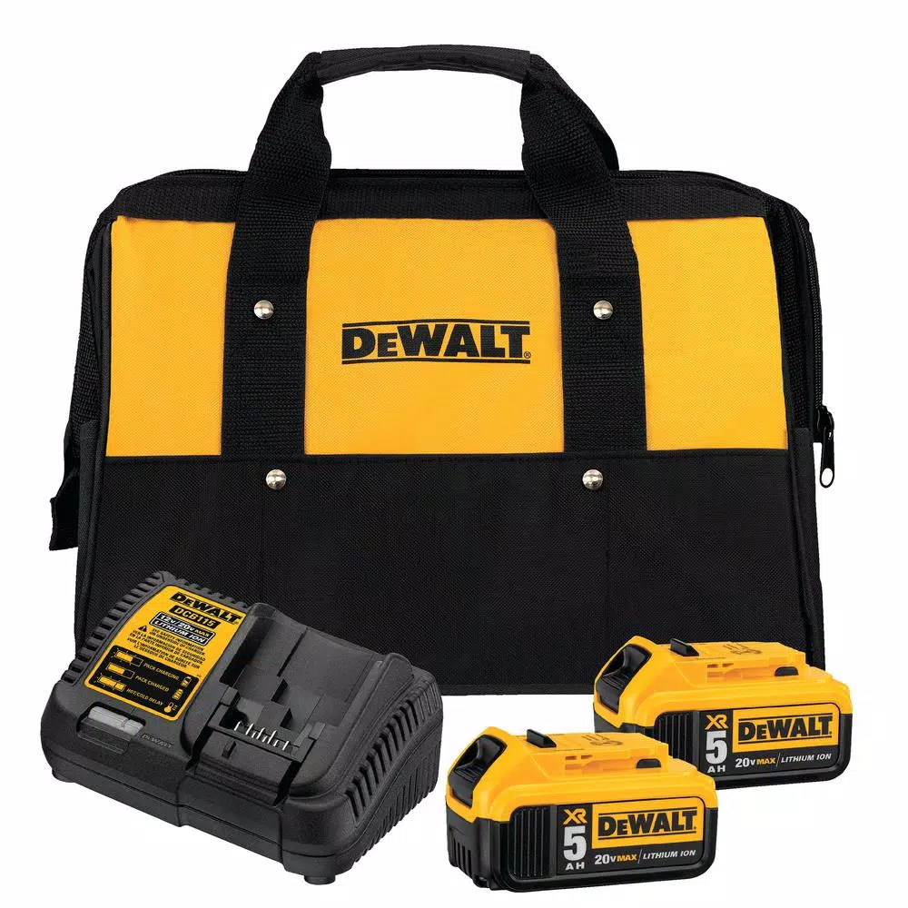Wet & Dry Vacuums DEWALT 20-Volt 1/2 Gal. MAX Lithium-Ion Wet/Dry Portable Vacuum With Premium Battery Pack 5.0 Ah (2-Pack), Charger And Kit Bag 5 Wet & Dry Vacuums DEWALT 20-Volt 1/2 Gal. MAX Lithium-Ion Wet/Dry Portable Vacuum With Premium Battery Pack 5.0 Ah (2-Pack), Charger And Kit Bag - Image 3