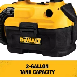 Wet & Dry Vacuums DEWALT 2 Gal. Max Cordless Wet/Dry Vacuum Without Battery And Charger 24 Wet & Dry Vacuums DEWALT 2 Gal. Max Cordless Wet/Dry Vacuum Without Battery And Charger -Dewalt Shop yellows golds dewalt wet dry vacuums dcv580h 4f 1000