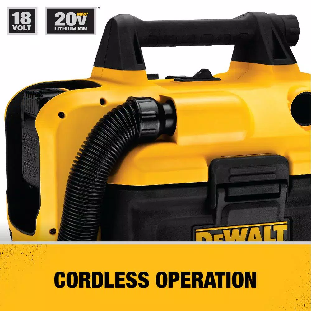 Wet & Dry Vacuums DEWALT 2 Gal. Max Cordless Wet/Dry Vacuum Without Battery And Charger 8 Wet & Dry Vacuums DEWALT 2 Gal. Max Cordless Wet/Dry Vacuum Without Battery And Charger - Image 7
