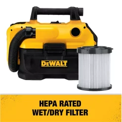 Wet & Dry Vacuums DEWALT 2 Gal. Max Cordless Wet/Dry Vacuum Without Battery And Charger 23 Wet & Dry Vacuums DEWALT 2 Gal. Max Cordless Wet/Dry Vacuum Without Battery And Charger -Dewalt Shop yellows golds dewalt wet dry vacuums dcv580h c3 1000
