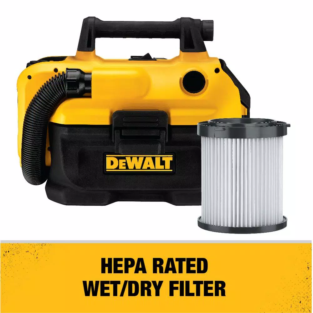 Wet & Dry Vacuums DEWALT 2 Gal. Max Cordless Wet/Dry Vacuum Without Battery And Charger 9 Wet & Dry Vacuums DEWALT 2 Gal. Max Cordless Wet/Dry Vacuum Without Battery And Charger - Image 8