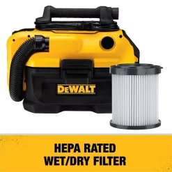 Wet & Dry Vacuums DEWALT 2 Gal. Max Cordless/Corded Wet/Dry Vacuum 22 Wet & Dry Vacuums DEWALT 2 Gal. Max Cordless/Corded Wet/Dry Vacuum -Dewalt Shop yellows golds dewalt wet dry vacuums dcv581h 66 1000