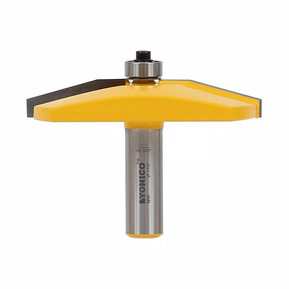 Woodworking Tool Accessories Yonico Raised Panel Bevel 1/2 In. Shank Carbide Tipped Router Bit