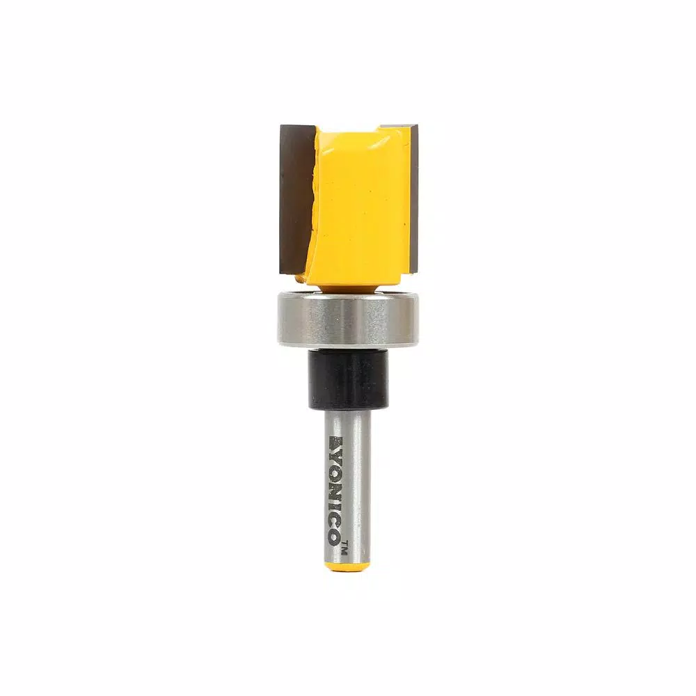 Woodworking Tool Accessories Yonico 3/4 In. Dia Carbide Tipped Template Flush Trim 1/4 In. Shank Router Bit 3 Woodworking Tool Accessories Yonico 3/4 In. Dia Carbide Tipped Template Flush Trim 1/4 In. Shank Router Bit