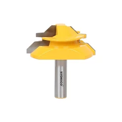 Woodworking Tool Accessories Yonico Lock Miter Up To 1 In. Stock 1/2 In. Shank Carbide Tipped Router Bit