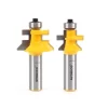 Woodworking Tool Accessories Yonico Tongue And Groove Flooring Up To 3/4 In. Stock 1/2 In. Shank Carbide Tipped Router Bit Set (2-Piece)