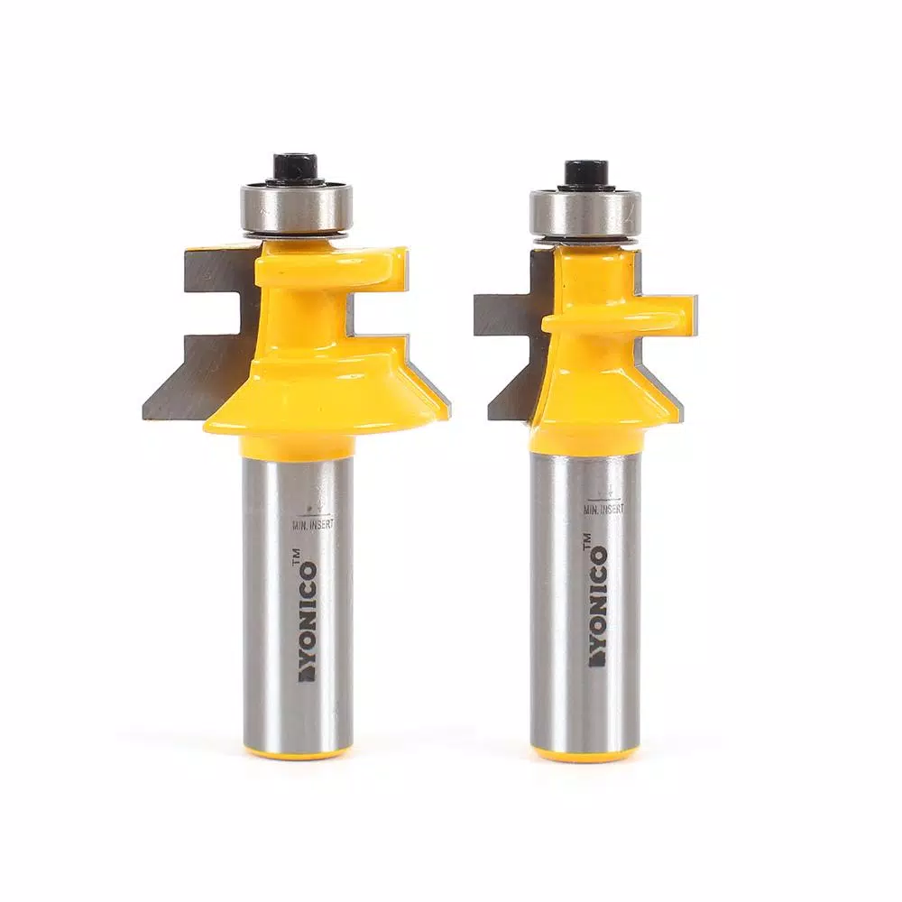 Woodworking Tool Accessories Yonico Tongue And Groove Flooring Up To 3/4 In. Stock 1/2 In. Shank Carbide Tipped Router Bit Set (2-Piece) 3 Woodworking Tool Accessories Yonico Tongue And Groove Flooring Up To 3/4 In. Stock 1/2 In. Shank Carbide Tipped Router Bit Set (2-Piece)