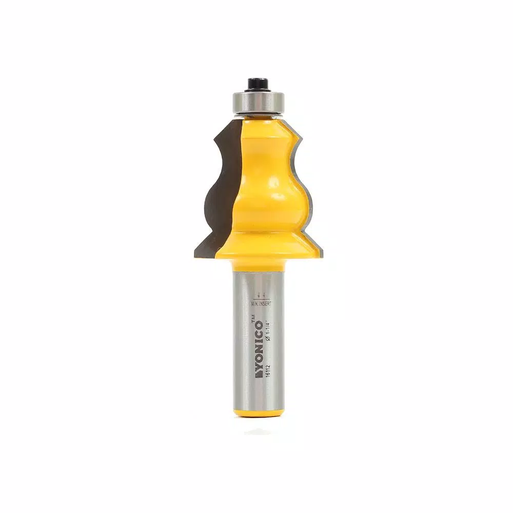 Woodworking Tool Accessories Yonico Crown Cap Molding 1-5/16 In. L X 1/2 In. Shank Carbide Tipped Router Bit 3 Woodworking Tool Accessories Yonico Crown Cap Molding 1-5/16 In. L X 1/2 In. Shank Carbide Tipped Router Bit