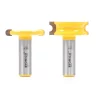 Woodworking Tool Accessories Yonico Canoe Joint 1/4 In. Bead 1/2 In. Shank Carbide Tipped Router Bit Set (2-Piece)