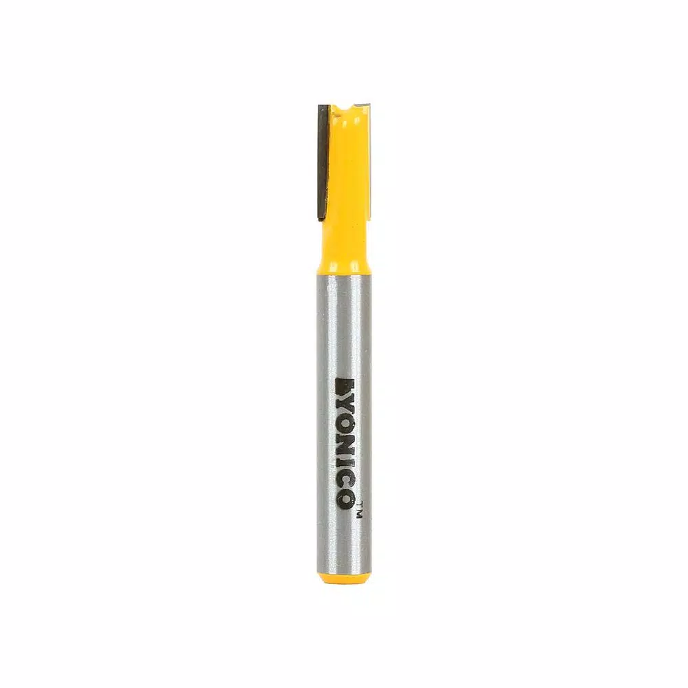 Woodworking Tool Accessories Yonico 1/4 In. Dia Carbide Tipped Straight 1/4 In. Shank Router Bit 3 Woodworking Tool Accessories Yonico 1/4 In. Dia Carbide Tipped Straight 1/4 In. Shank Router Bit