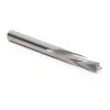 Woodworking Tool Accessories Yonico 3-Flute Low Helix Downcut Spiral End Mill 1/4 In. Dia 1/4 In. Shank Solid Carbide CNC Router Bit